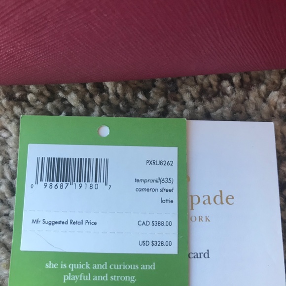 Kate Spade cameron street lottie Red Tempranillo - Picture 7 of 8